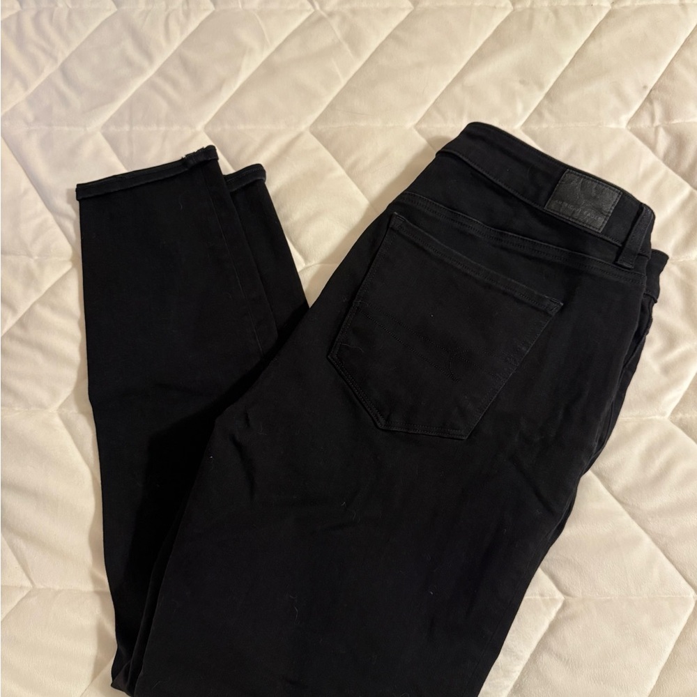 American Eagle Outfitters Black High-Rise Jeggings